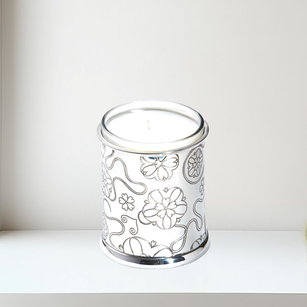 Yorkshire Rose Pewter Candle Votive Yorkshire Rose Pewter Candle Votive