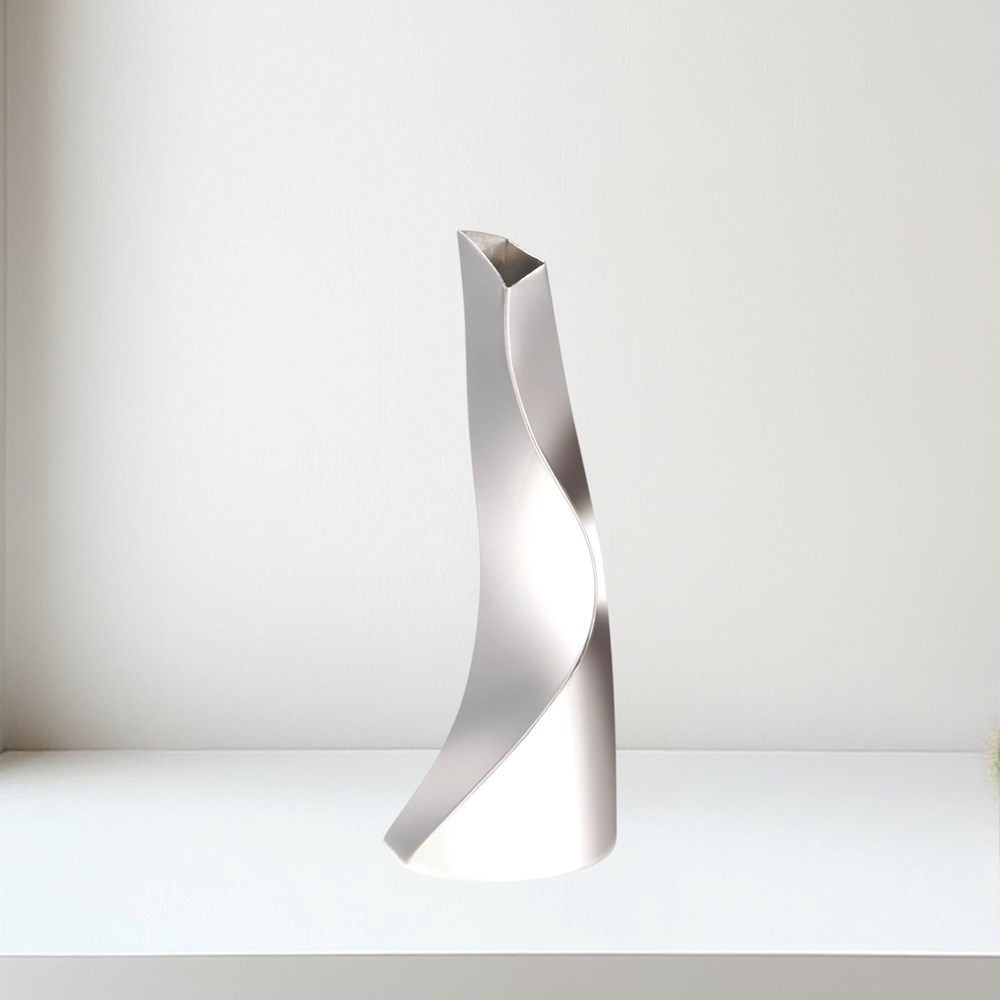 Small Twist Pewter Vase By Catherine Tutt Small Twist Pewter Vase by Catherine Tutt