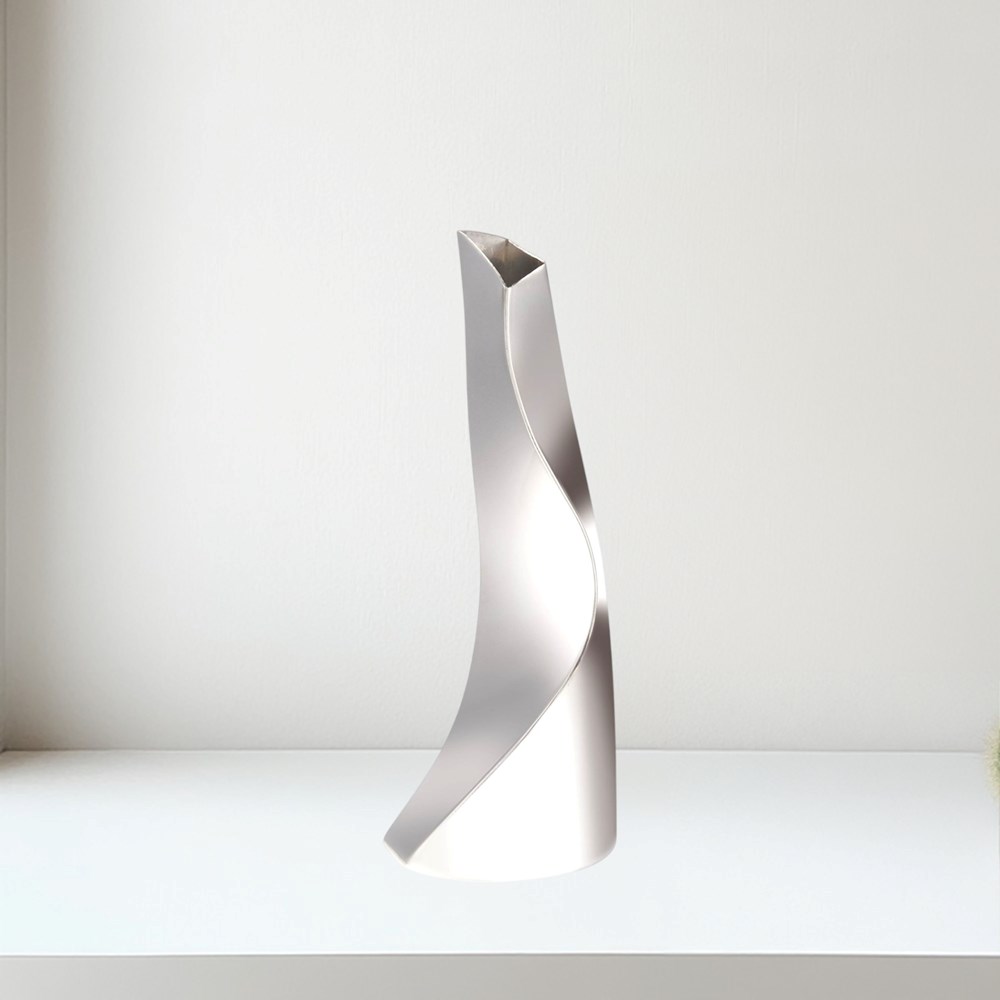 Small Twist Pewter Vase By Catherine Tutt Small Twist Pewter Vase by Catherine Tutt