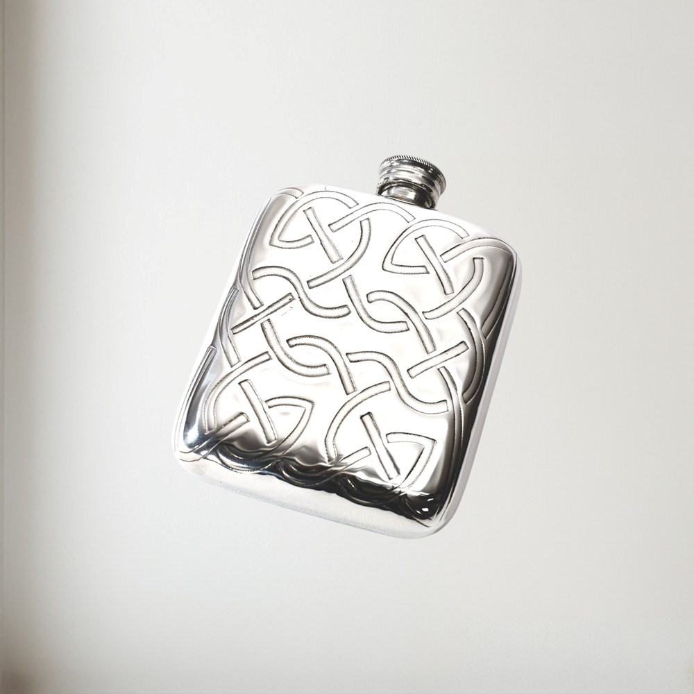 Celtic Knot 4oz Pewter Pocket Flask Celtic Knot 4oz pewter pocket flask