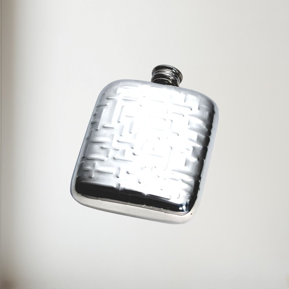 4oz Metropolitan Pewter Pocket Flask