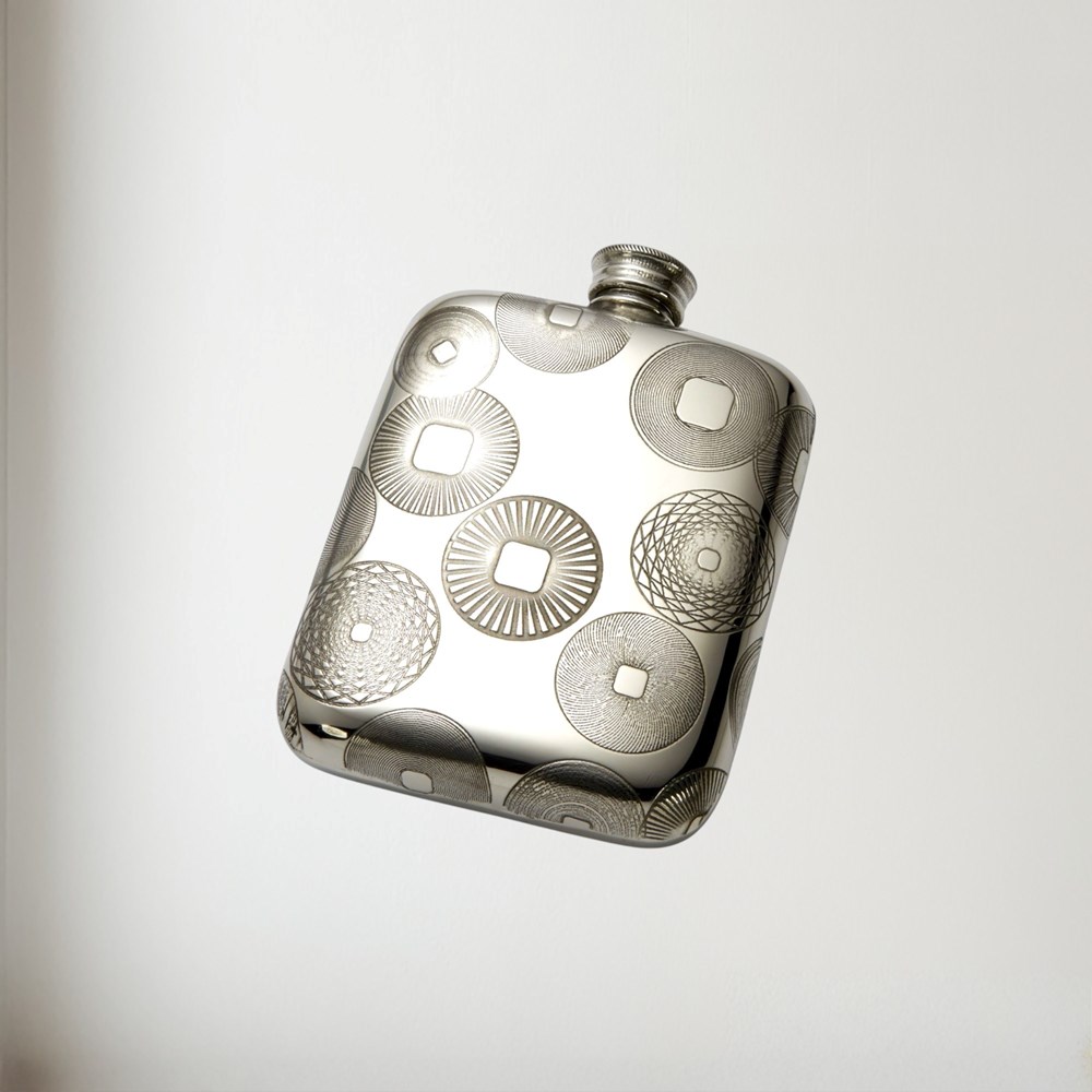 Millstones  pocket flask