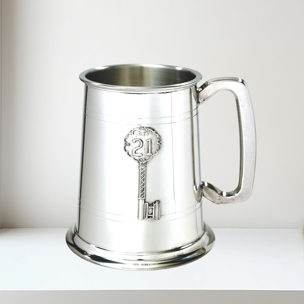 21 key badge tankard