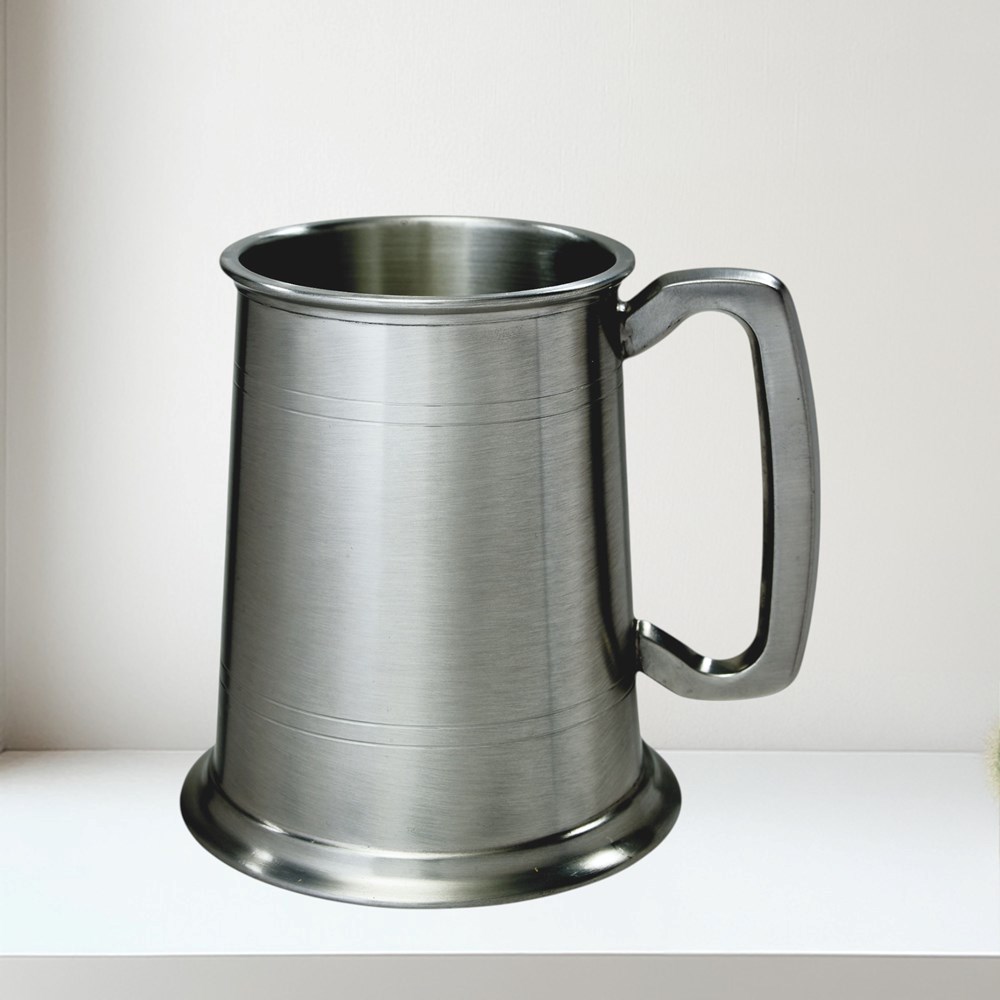 A238A 1 pint Antique Finish Pewter Tankard