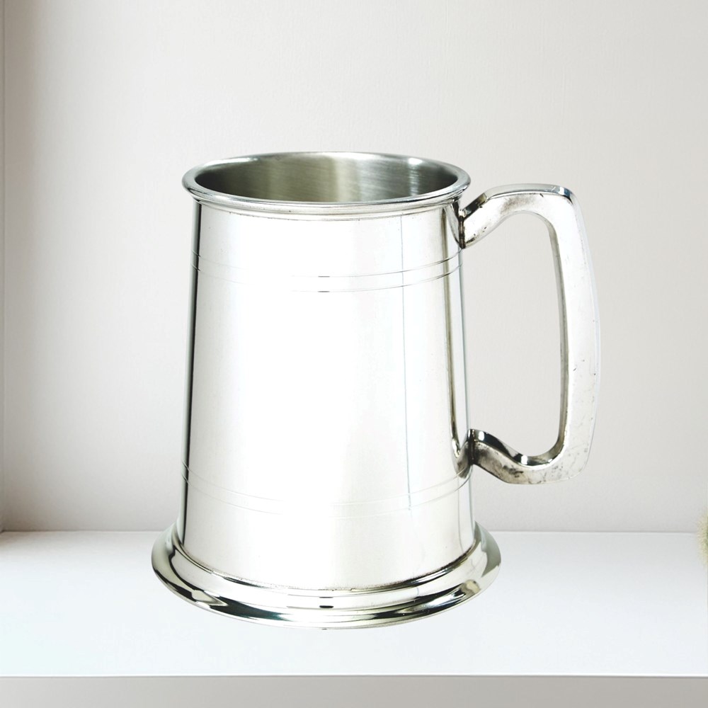 Standard Double Lined One Pint Pewter Tankard Double lined Pewter 1 pint Tankard