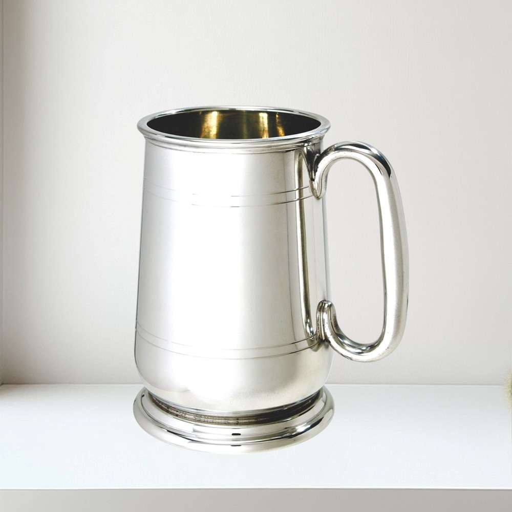 Howard One Pint Pewter Tankard Howard 1 pint Pewter Tankard
