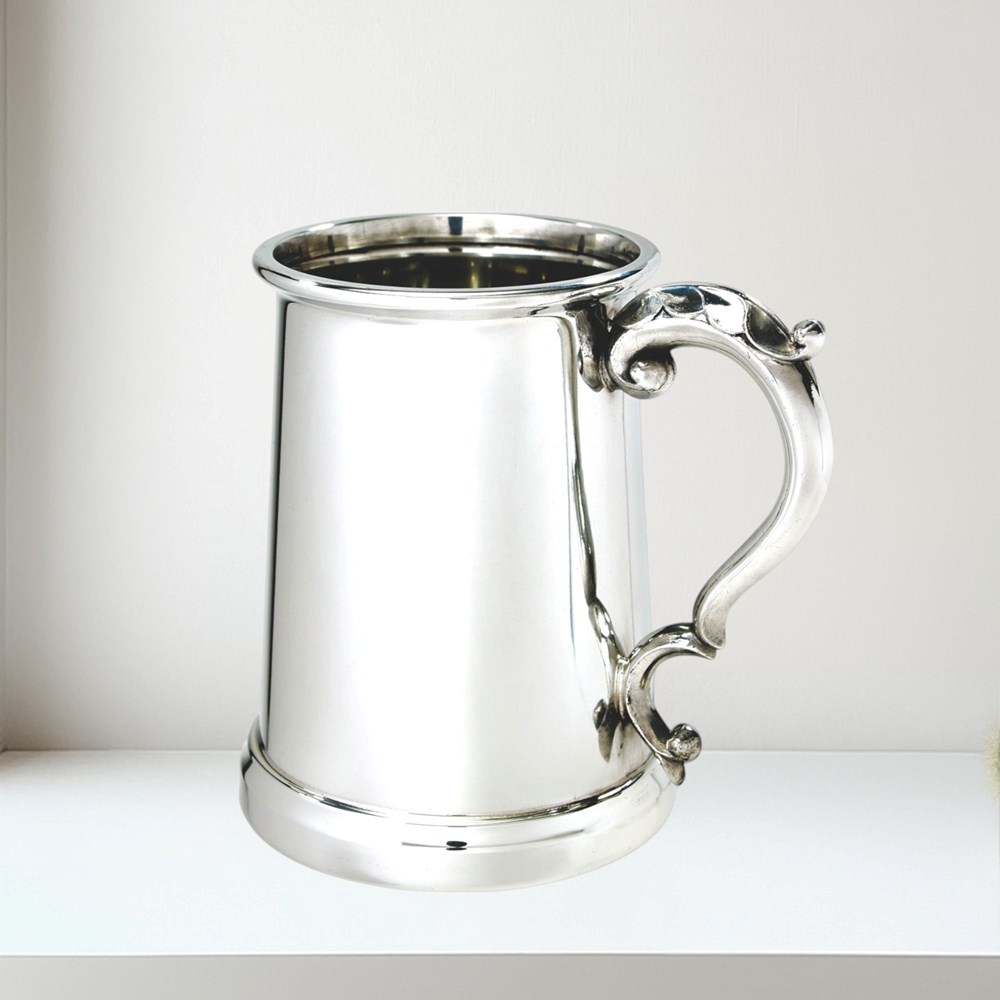 Gloucester 1 pint pewter Tankard