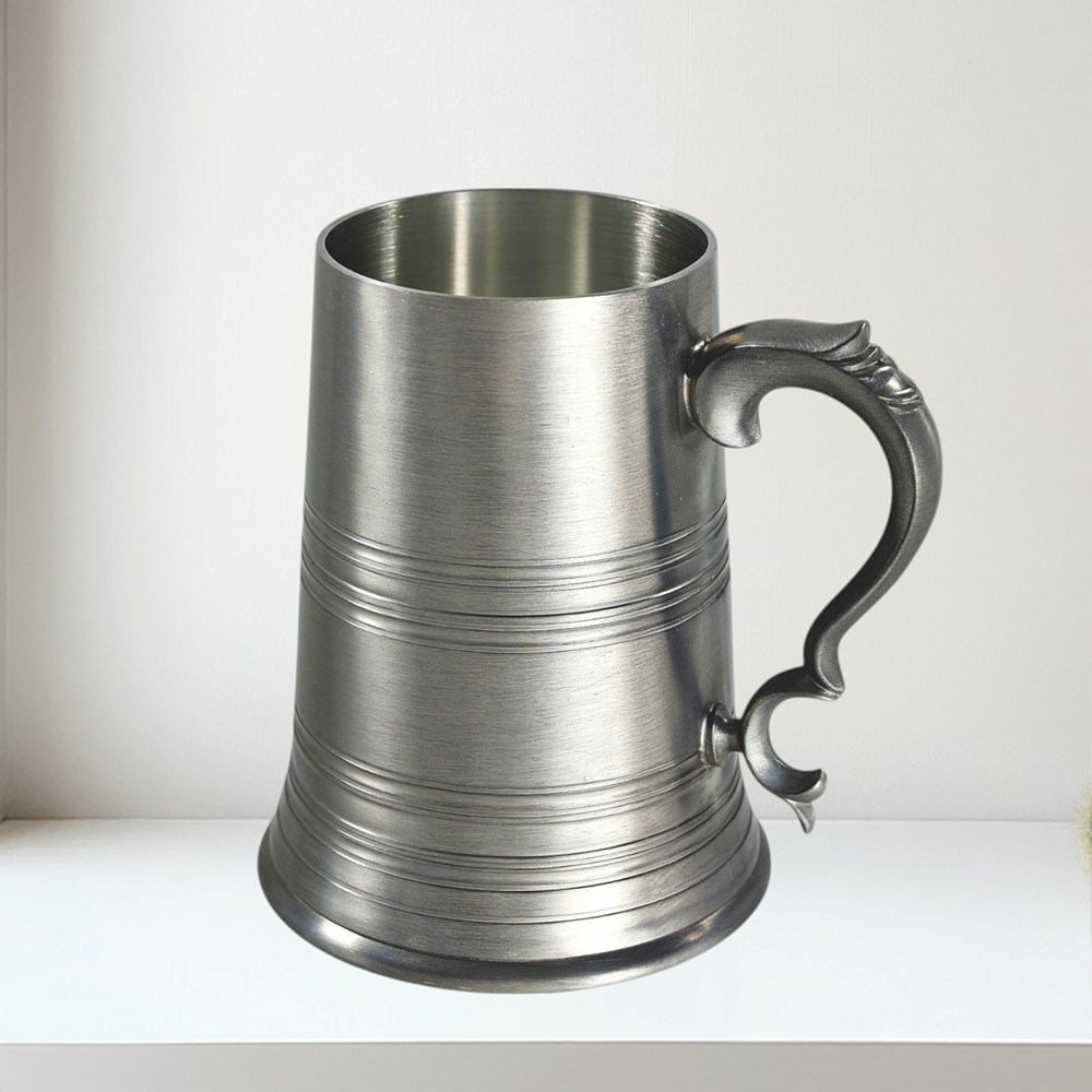 Glass Base Regency X Range Pewter Tankard Glass Base Regency X range Pewter Tankard