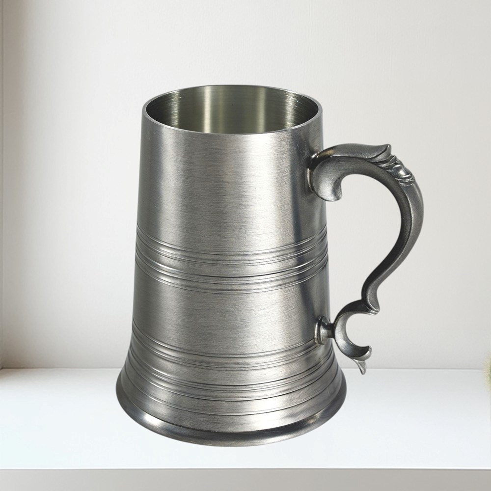 Glass Base Regency X range Pewter Tankard