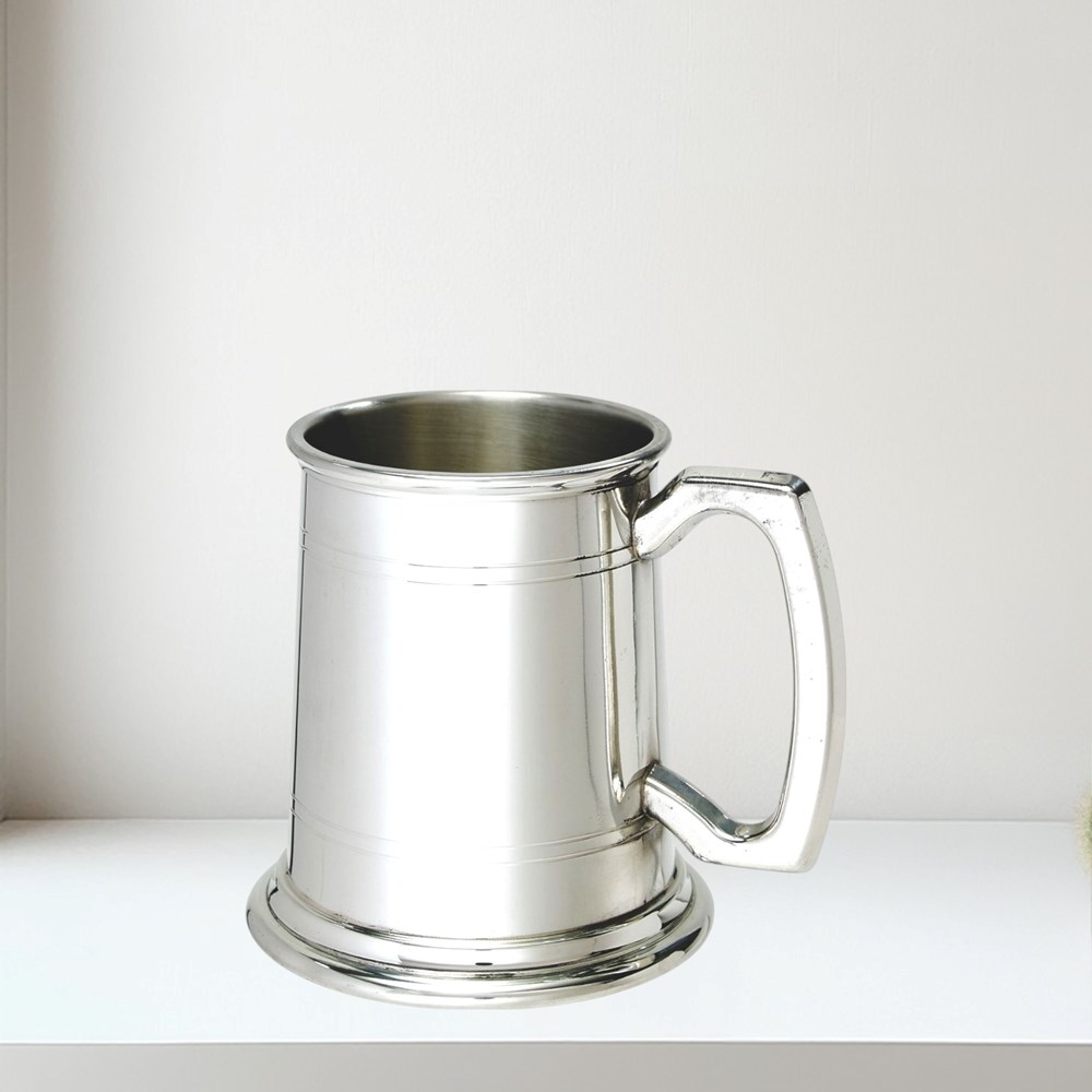 Half Pint Standard Double Lined Pewter Tankard Half Pint Standard Double Lined pewter tankard