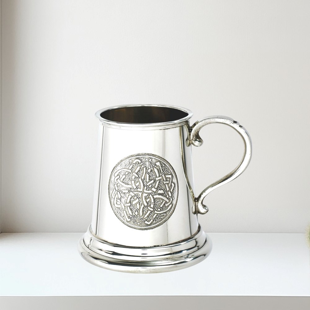 Celtic Circle Quarter Pint Pewter Baby Mug Celtic Circle Quarter Pint Pewter Baby Mug