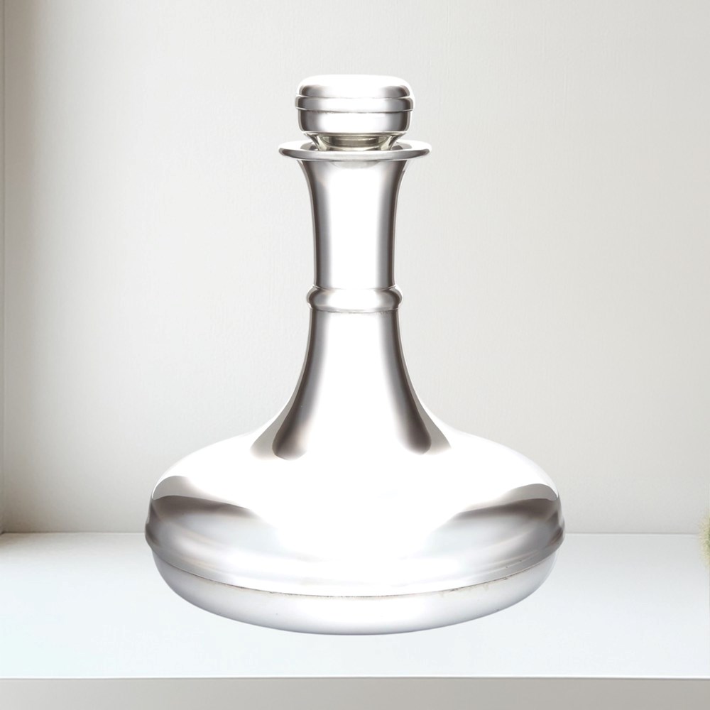 Pewter Ships Decanter Pewter Ships Decanter