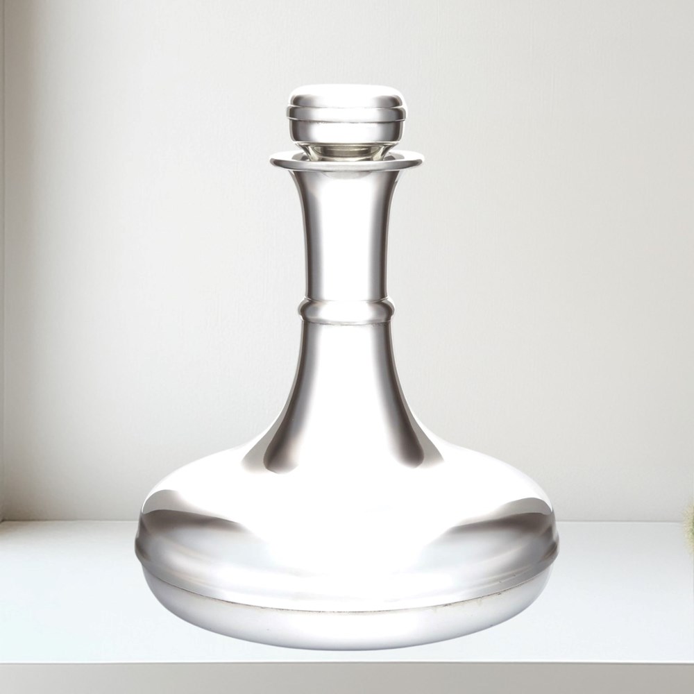 Pewter Ships Decanter Pewter Ships Decanter