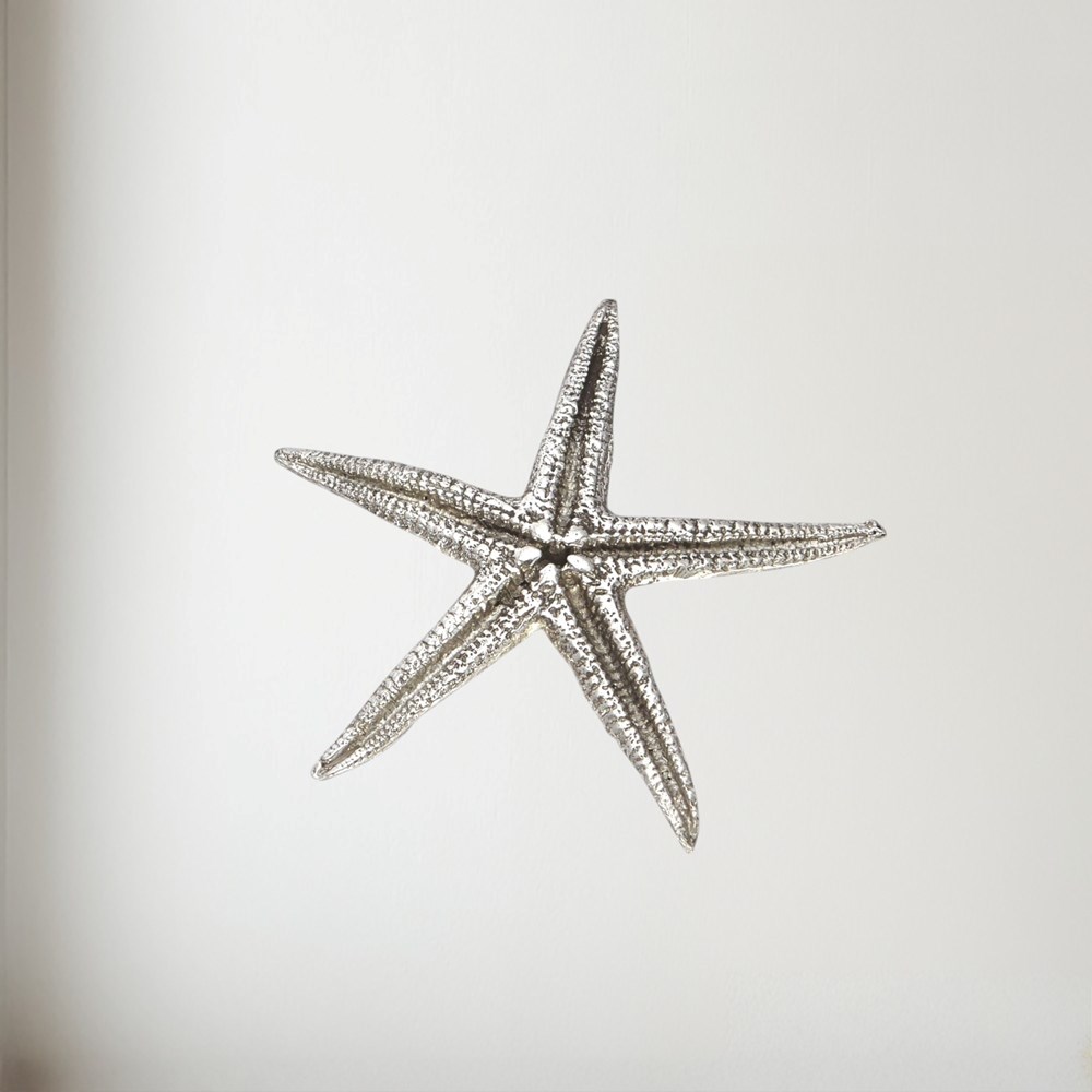 Cast Pewter Baby Starfish Ornament Pewter Baby Starfish ornament