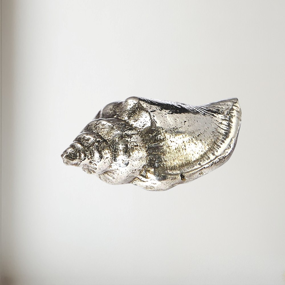 Cast Pewter Small Sea Snail Ornament Cast Pewter Small Sea Snail ornament