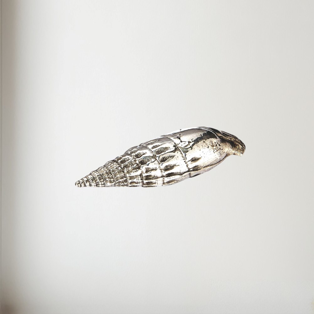 Cast Pewter Small Ceritch Shell Ornament cast pewter Small Ceritch Shell ornament