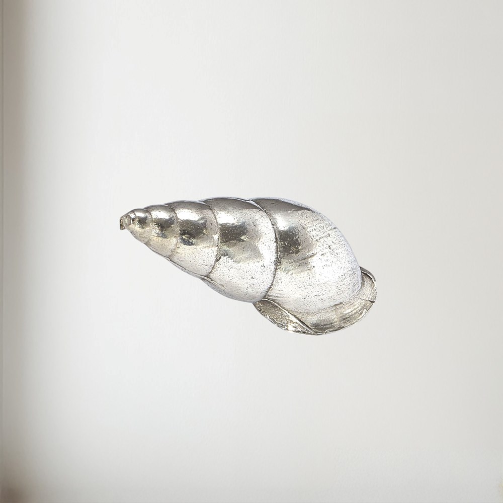 Cast Medium Spiral Shell Ornament Cast Medium Spiral Shell Ornament