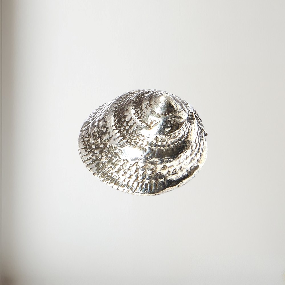 Cast Pewter Periwinkle Ornament Cast Pewter Periwinkle ornament