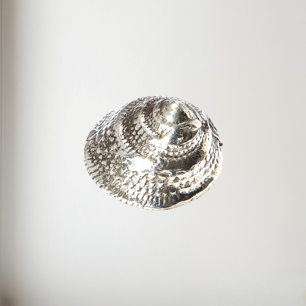 Cast Pewter Periwinkle ornament