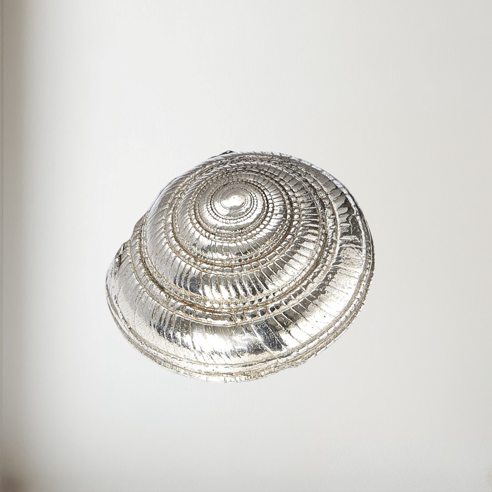 Cast Pewter Large Flat Spiral Ornament Cast Pewter Large Flat Spiral ornament