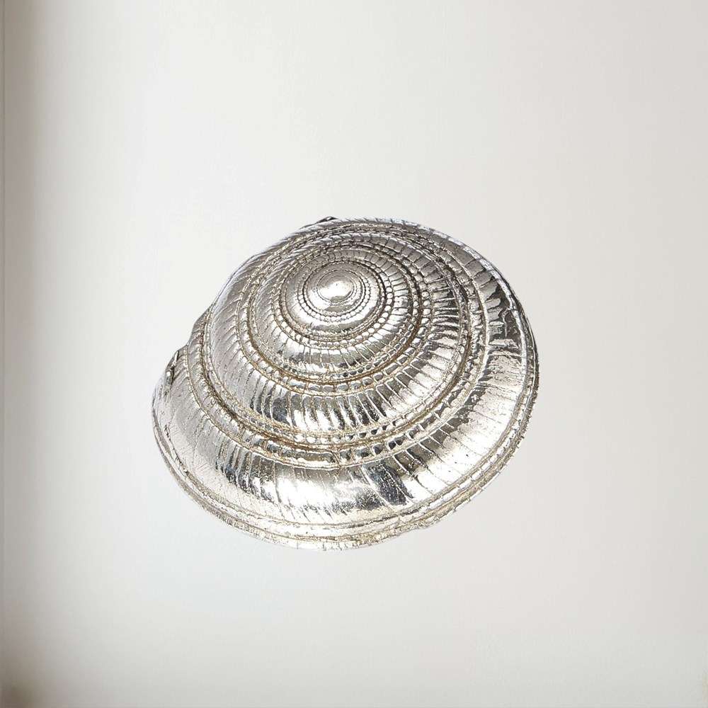 Cast Pewter Large Flat Spiral Ornament Cast Pewter Large Flat Spiral ornament