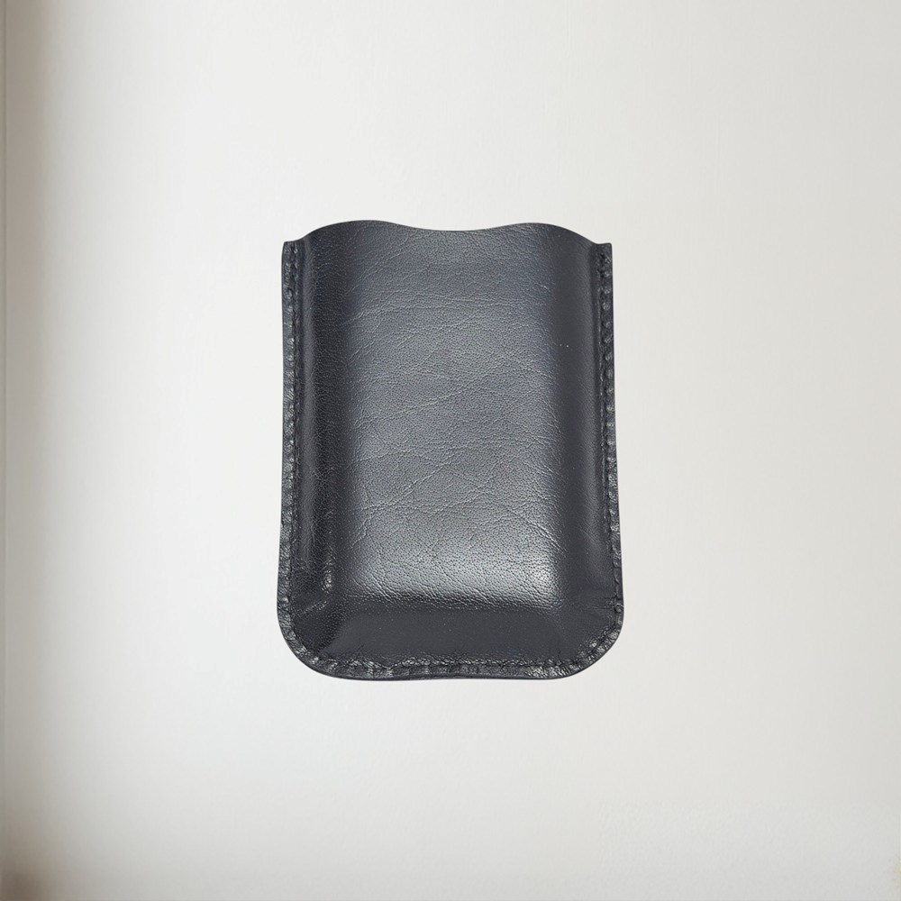 Black Leather Pouch To Fit 3oz Pocket Flasks Black Leather Pouch to fit 3oz pocket flasks